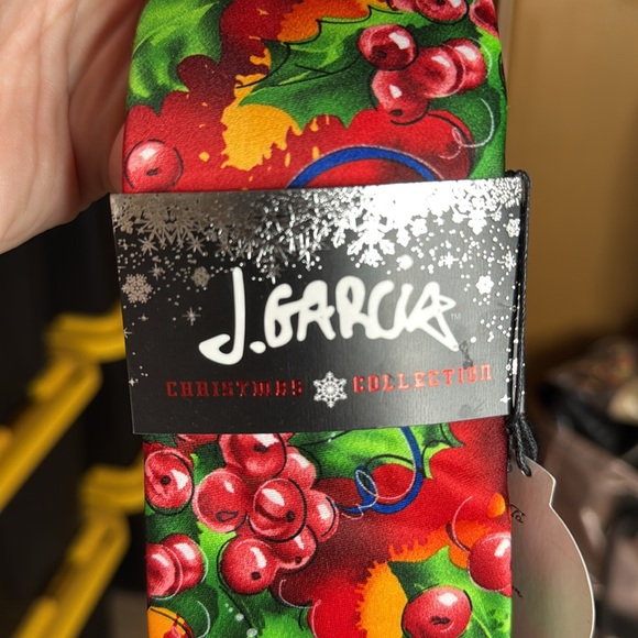 NIP J. Garcia Christmas Mt. Tam Collection 68 Red 2016 Men’s Neck Tie - Picture 2 of 7